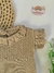Romper Pérola Tricot - Bege - comprar online