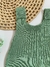 Macacão Jardineira Tricô Básico - Verde - comprar online