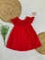 Vestido Casa de Abelha Colmeia - Vermelho