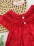Vestido Casa de Abelha Colmeia - Vermelho - Lolitinha Moda Infantil