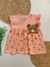 Vestido Ursinha Manu - Salmão