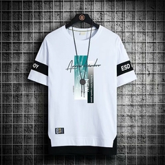 Imagem do Camiseta estampada de manga curta masculina