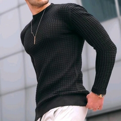 Imagem do camisa masculina casual manga longa fino