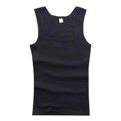 Masculina sem mangas regata muscular, roupa interior de algodão, camisetas sól - soberano