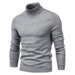 Suéter de gola alta grosso masculino - loja online