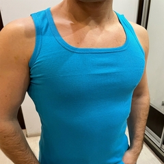 Masculina sem mangas regata muscular, roupa interior de algodão, camisetas sól na internet