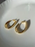 Argola Lisa 51MM Banhado a Ouro 18K