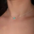 Choker Pedra Jade de Prata 925