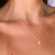 Colar Lins Ponto de Luz Zirconia de Prata 925