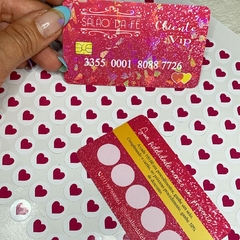 50 cartão fidelidade e 460 mini adesivos