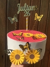 Topo com até 3 flores