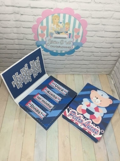 Caixinha convite para padrinhos com 4 bis - Jéssica D'art