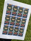 24 adesivos tubete 13cm personalizado