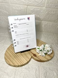 Agenda escolar com informações para marcar 10x15 - comprar online