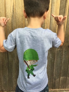 Camiseta Poliéster Infantil Mescla - comprar online