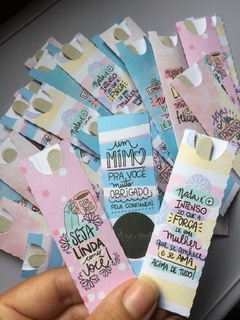 30 mini lixa com envelope personalizado - Jéssica D'art