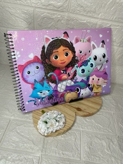 Kit caderno pequeno e caderno de desenho brilho holográfico na internet