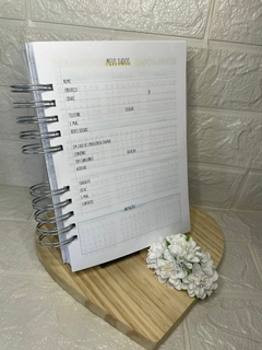 Agenda permanente 1 dia por folha BRILHO SIMPLES - comprar online