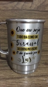 CANECA DE ALUMÍNIO RESINADA PARA SUBLIMAÇÃO - 550 ML
