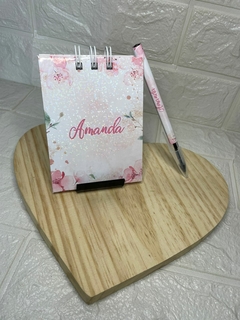Bloquinho BRILHO HOLOGRÁFICO 8x11 com caneta - comprar online