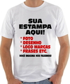Camiseta BRANCA Personalizada