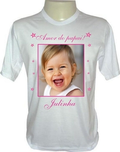 Camiseta BRANCA Personalizada - comprar online