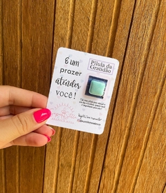32 Card chiclete pilula da gratidão