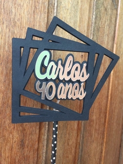 topo de bolo formas em camadas - comprar online