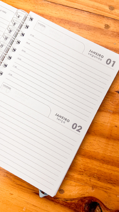 Imagem do AGENDA 2 DIAS POR PÁGINA DATADA capa brilho simples