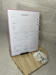 Agenda controle de venda diária BRILHO HOLOGRÁFICO - Jéssica D'art