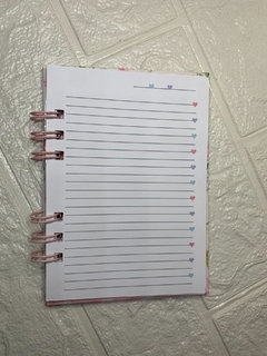 Imagem do Agenda escolar só com linhas
