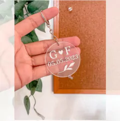 Chaveiro Personalizado em Acrílico Gravação Laser (50 unds.) na internet