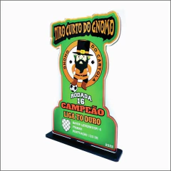 Troféu em acrílico personalizado impressão UV ou DTF UV - comprar online