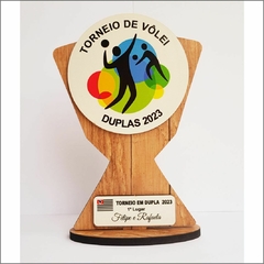 Troféu em mdf personalizado