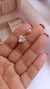 Piercing de umbigo coração de zircônia