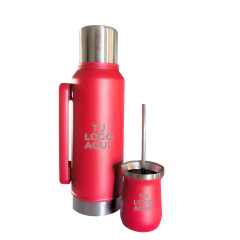 Combo Termo 1.2L + Mate + Bombilla Personalizado - tienda online