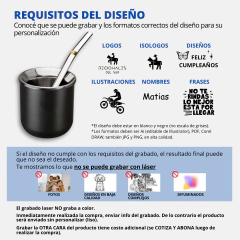 Imagen de Set Matero Completo Termo Bala 500ml Mate Yerb Azuc Bombilla Blanco Personalizado