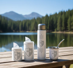 Set Matero Completo Termo Bala 500ml Mate Yerb Azuc Bombilla Blanco FUTBOL en internet