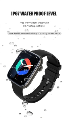 Para xiaomi huawei samsung 1.81 polegadas bluetooth chamada smartwatch masculino - comprar online
