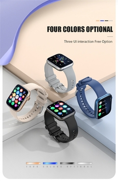 Para xiaomi huawei samsung 1.81 polegadas bluetooth chamada smartwatch masculino