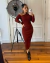 Vestido Tricot Midi na internet