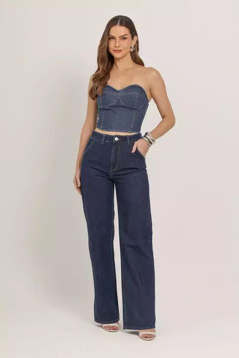 Calça jeans reta - comprar online