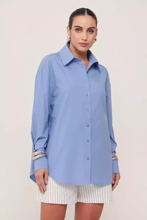 Camisa em tricoline básica - comprar online