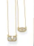 Colar Folheado a Ouro 18k e Prata Veneziana Inspiração Grandes Marcas - comprar online