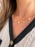 Choker Coração Folheado a Ouro