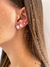 Trio de Zircônias Folheado a Ouro - comprar online