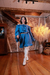 VESTIDO CURTO MANGA LONGA FLARE BABADO - loja online