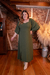 VESTIDO LONGO DUNA MANGA CURTA PLUS - comprar online
