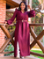 VESTIDO LONGO COM CINTO