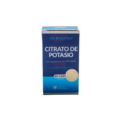 Citrato de Potasio Joy Natura | Suplemento Natural de Potasio 60 cápsulas